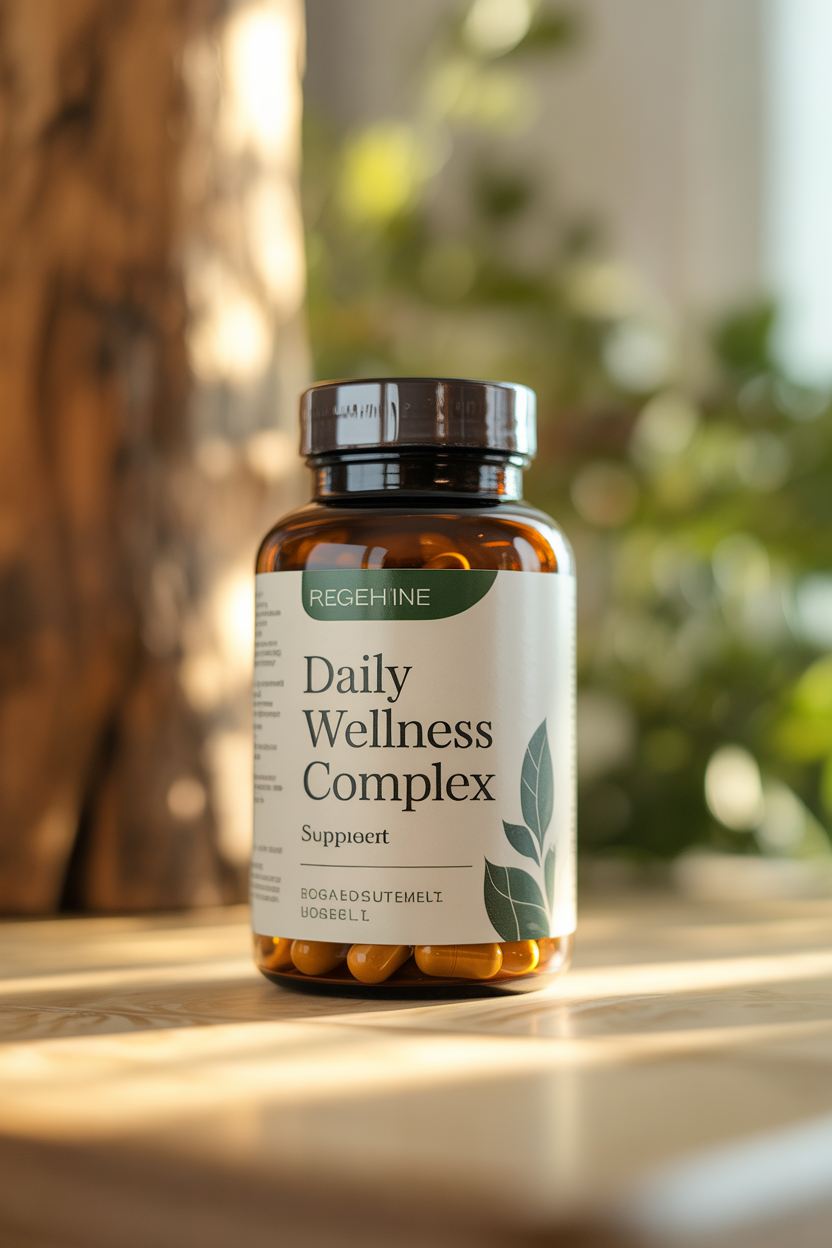 Vitanexis daily wellness complex bottle with capsules